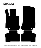 Black Floor Mats For Mercedes Benz GLC-Class X253 SUV (2015-2019) | Limited Edition - AutoWin
