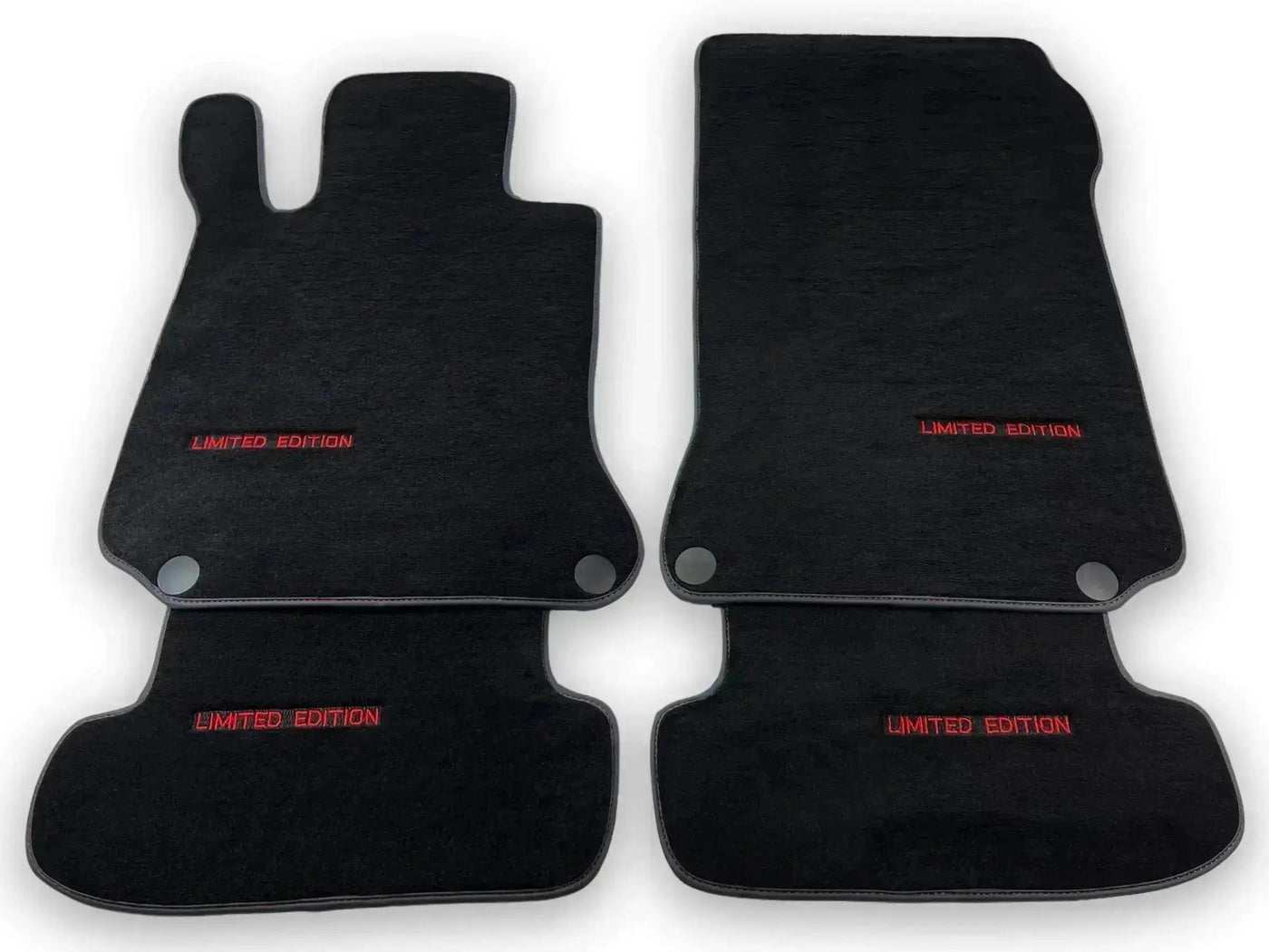 Black Floor Mats For Mercedes Benz GLC-Class X253 SUV (2016-2019) Hybrid | Limited Edition - AutoWin
