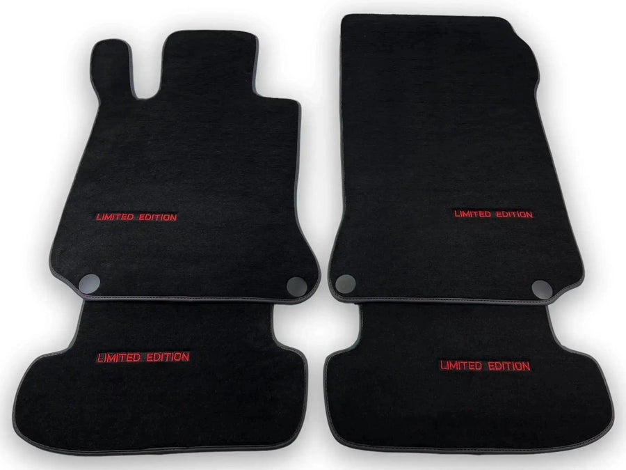 Black Floor Mats For Mercedes Benz S-Class W222 (2013-2020) Short Wheelbase | Limited Edition - AutoWin