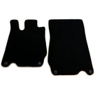 Black Floor Mats For Mercedes-Benz SL-Class R230 (2001-2012) Beige Trim - AutoWin