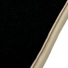 Black Floor Mats For Mercedes-Benz SL-Class R230 (2001-2012) Beige Trim | ER56 Design - AutoWin