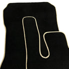 Black Floor Mats For Mercedes-Benz SL-Class R232 (2022-2023) Beige Trim - AutoWin
