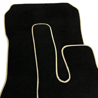 Black Floor Mats For Mercedes-Benz SL-Class R232 (2022-2023) Beige Trim - AutoWin