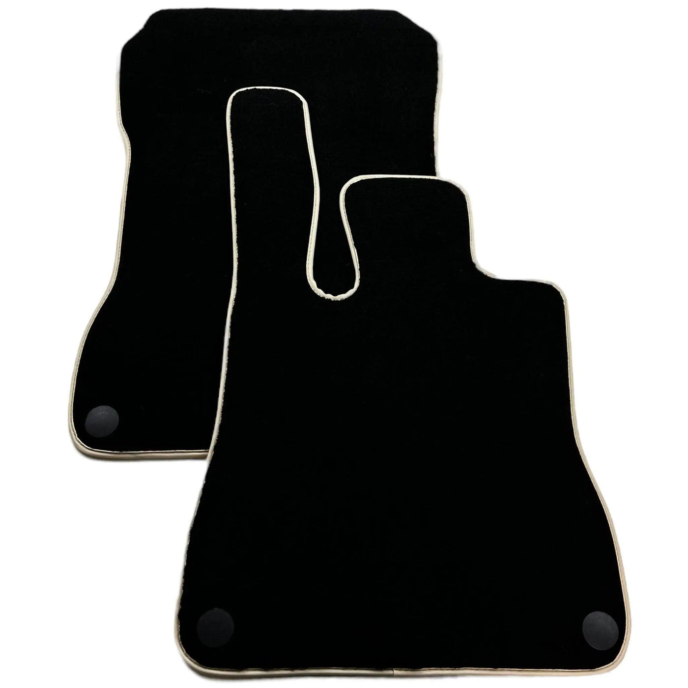 Black Floor Mats For Mercedes-Benz SL-Class R232 (2022-2023) Beige Trim - AutoWin