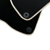 Black Floor Mats For Mercedes-Benz SL-Class R232 (2022-2023) Beige Trim - AutoWin