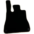 Black Floor Mats For Mercedes-Benz SLC-Class R172 (2016-2023) Beige Trim - AutoWin