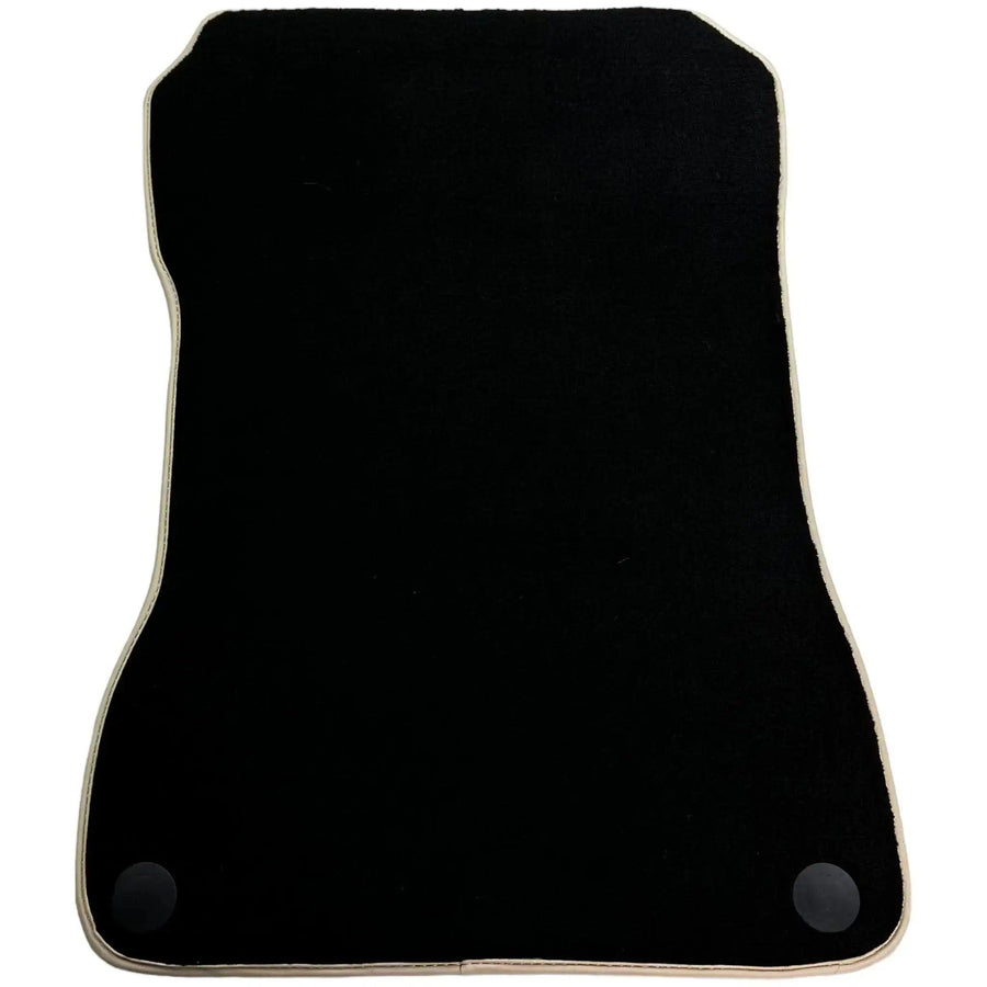Black Floor Mats For Mercedes-Benz SLK-Class R170 (1996-1998) Beige Trim - AutoWin