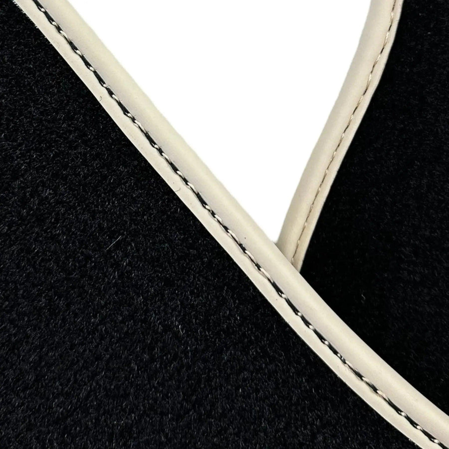 Black Floor Mats For Mercedes-Benz SLK-Class R170 (1998-2000) ER56 Design - AutoWin