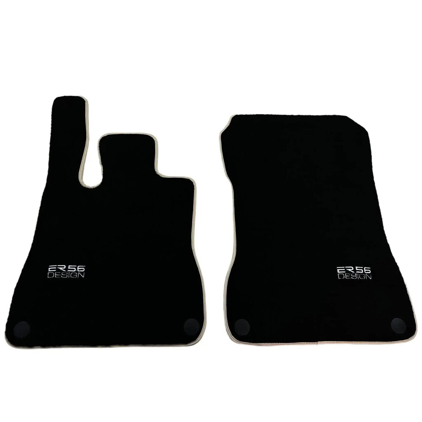 Black Floor Mats For Mercedes-Benz SLK-Class R170 (1998-2000) ER56 Design - AutoWin