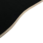Black Floor Mats For Mercedes-Benz SLK-Class R170 (2000-2004) Beige Trim - AutoWin