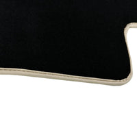 Black Floor Mats For Mercedes-Benz SLK-Class R172 (2011-2023) ER56 Design - AutoWin