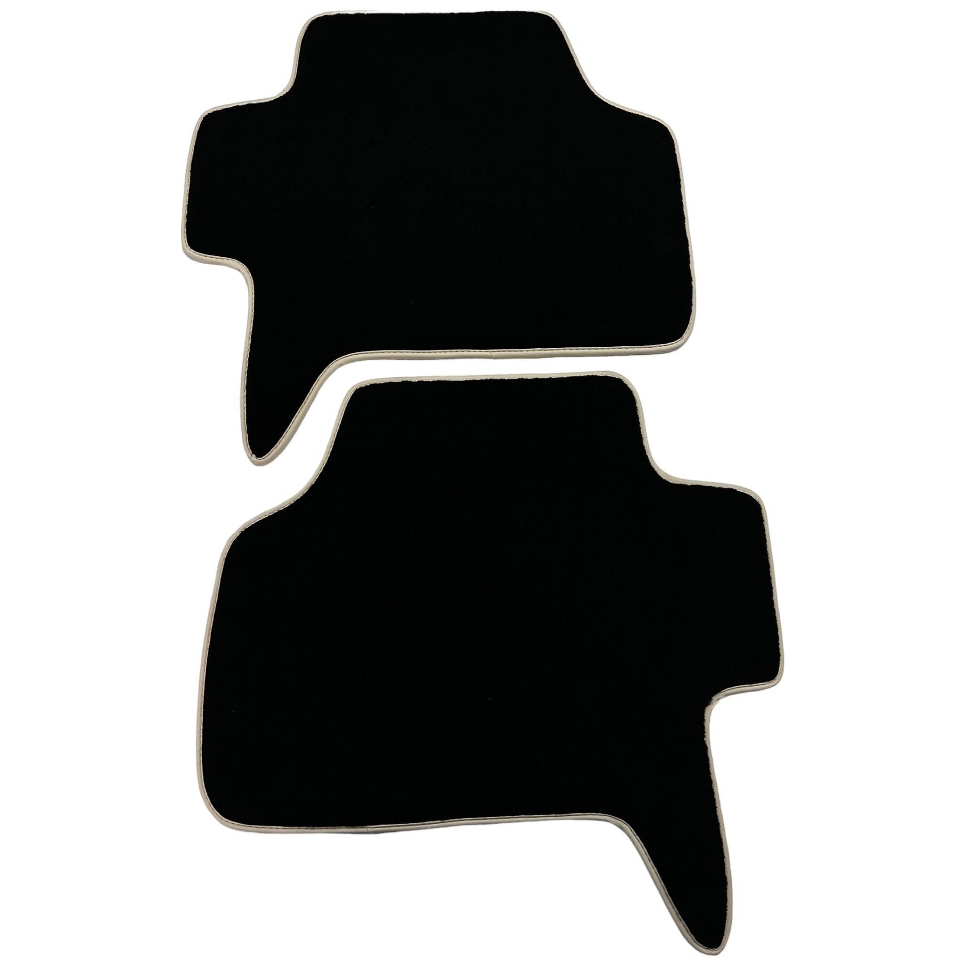 Black Floor Mats For Mitsubishi Pajero Sport (2009-2015) ER56 Design - AutoWin