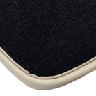 Black Floor Mats for Nissan Patrol (1988-1998) | Beige Trim - AutoWin
