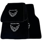 Black Floor Mats for Pontiac FireBird (1993-2002) with Trans Am Logo - AutoWin