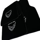 Black Floor Mats for Pontiac FireBird (1993-2002) with Trans Am Logo - AutoWin