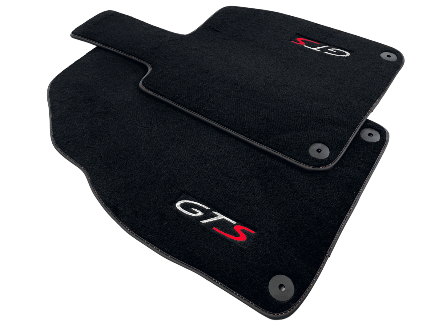Black Floor Mats for Porsche 718 Cayman GTS (2017-2023) - AutoWin