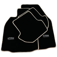 Black Floor Mats for Porsche 911 - 997 (2005-2011) ER56 Design - AutoWin
