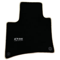 Black Floor Mats for Porsche Cayenne (2010-2018) ER56 Design - AutoWin