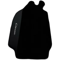 Black Floor Mats for Porsche Classic 911 (1963-1989) with Leather - AutoWin