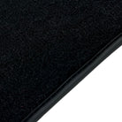 Black Floor Mats for Porsche Macan (2014-2023) with Bordeaux Nappa Leather | ER56 Design - AutoWin