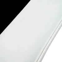 Black Floor Mats for Rolls Royce Ghost Series I (2010-2020) with White Leather | White Trim