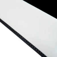 Black Floor Mats for Rolls Royce Ghost Series II (2021–2024) with White Leather