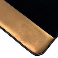 Black Floor Mats for Rolls Royce Phantom Drophead Coupe (2007-2016) with Golden Leather