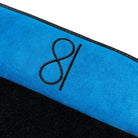 Black Floor Mats For Rolls Royce Spectre (2023-2024) Blue Alcantara Leather - AutoWin