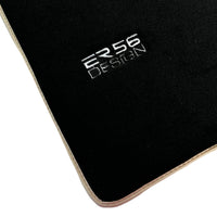Black Floor Mats For Toyota Land Cruiser 120 (2002-2009) Beige Trim | ER56 Design - AutoWin