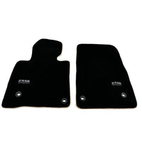 Black Floor Mats For Toyota Land Cruiser 150 (2009-2022) Beige Trim | ER56 Design - AutoWin