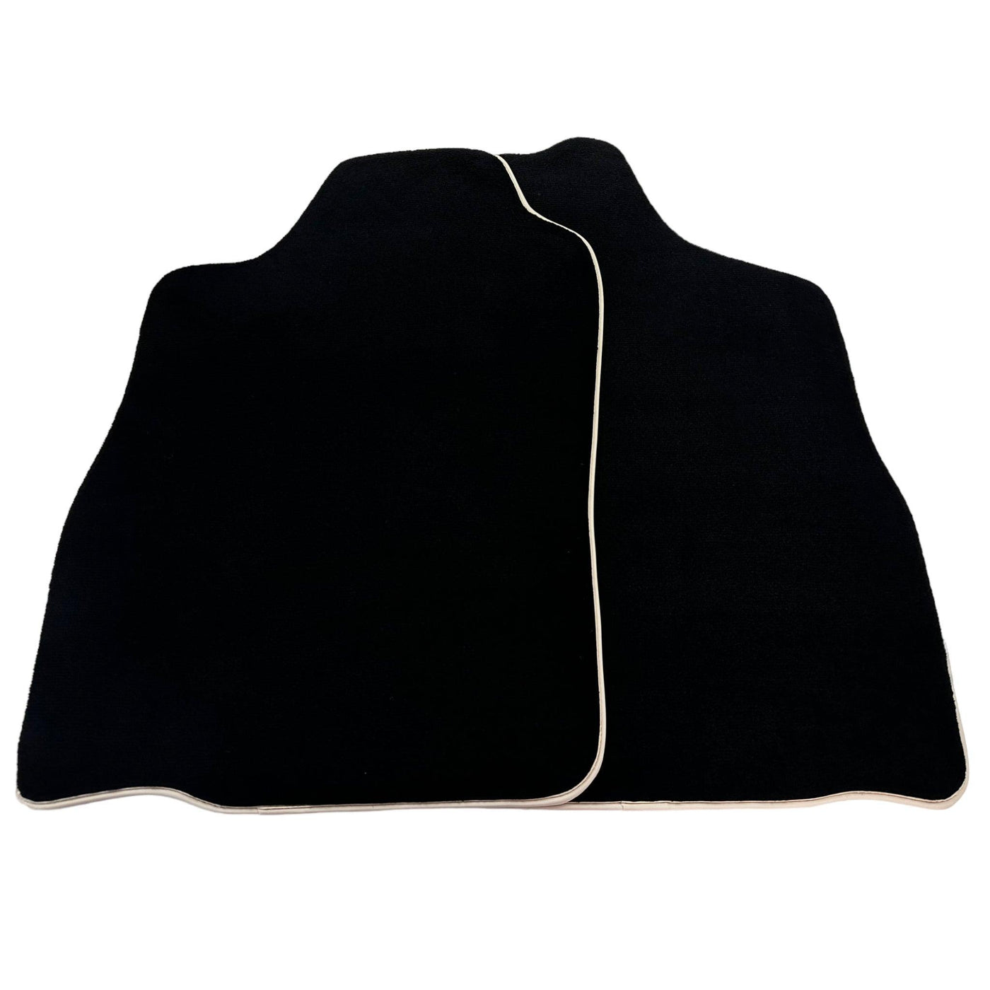 Black Floor Mats For Toyota Land Cruiser 90 (1997-2003) | Beige Trim - AutoWin