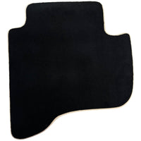 Black Floor Mats For Toyota Land Cruiser 90 (1997-2003) | Beige Trim - AutoWin