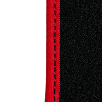 Black Floor Mats For Toyota Land Cruiser 90 (1997-2003) Red Trim | ER56 Design - AutoWin