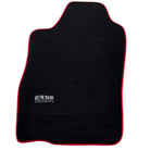 Black Floor Mats For Toyota Land Cruiser 90 (1997-2003) Red Trim | ER56 Design - AutoWin
