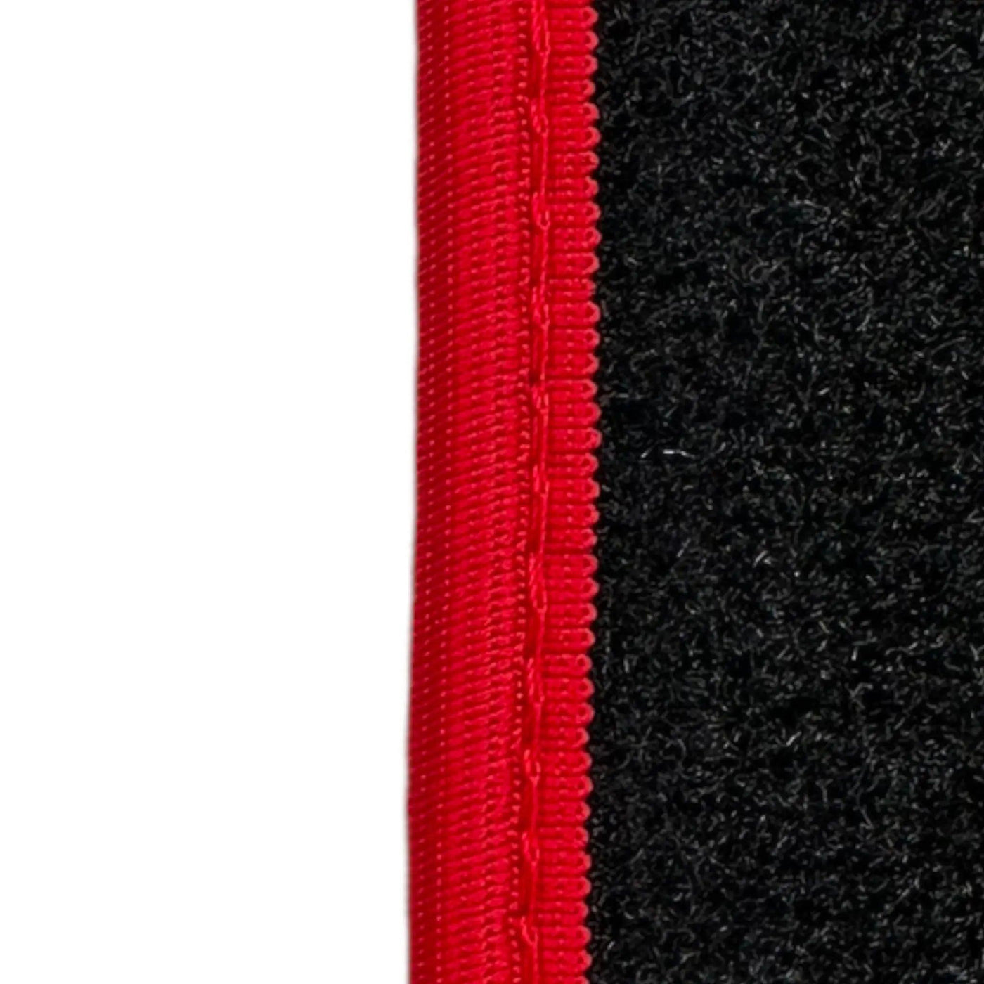 Black Floor Mats for Toyota Prius (2009-2012) ER56 Design with Red Trim - AutoWin