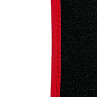 Black Floor Mats for Toyota Prius (2009-2012) with Red Trim - AutoWin