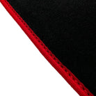 Black Floor Mats Red Trim for Pontiac FireBird (1970-1981) Trans Am - AutoWin