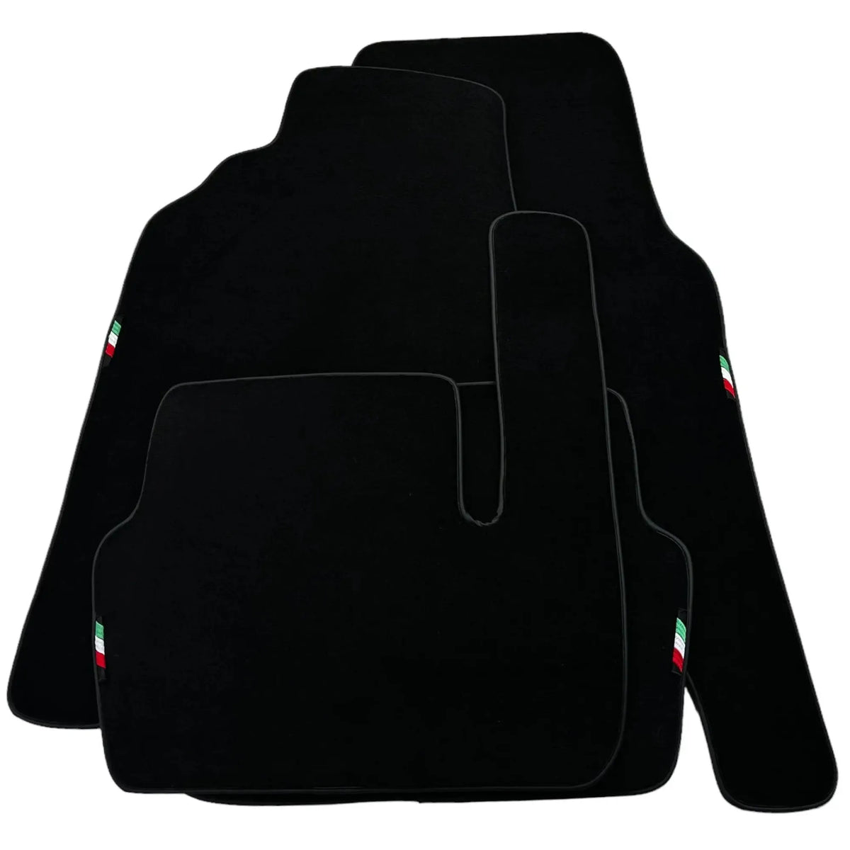 Black Floor Mats Set with Trunk Mat For Ferrari 456 (1992-2003) Italian Edition - AutoWin