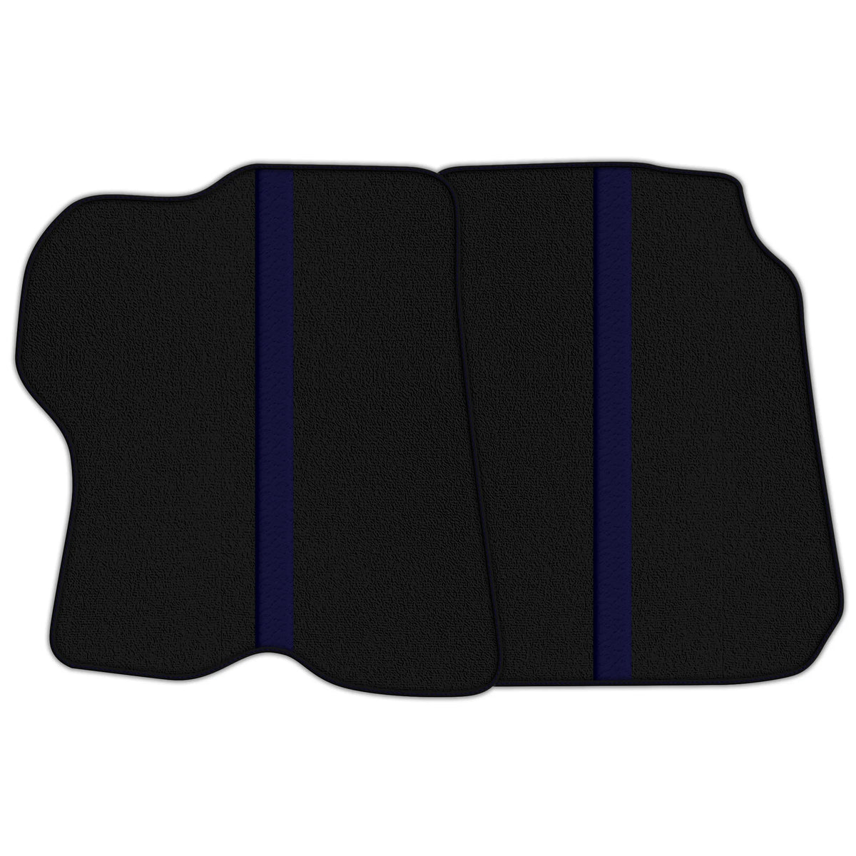 Black Floor Mats with Leather Line for Ferrari GTC4 Lusso (2016-2023) - Various Colors