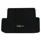 Black Leather Floor Mats for Ferrari California (2008-2014) with Double Diamond Pattern | Full Set Option