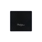 Black Leather Floor Mats for Ferrari Portofino (2018-2023) with Single Diamond Pattern | Full Set Option