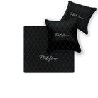 Black Leather Floor Mats for Ferrari Portofino (2018-2023) with Single Diamond Pattern | Full Set Option