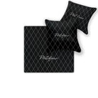 Black Leather Floor Mats for Ferrari Portofino (2018-2023) with Single Diamond Pattern | Full Set Option