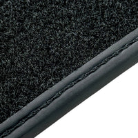Black Leather Floor Mats for Rolls Royce Phantom VIII (2017-2024) ER56 Design - AutoWin