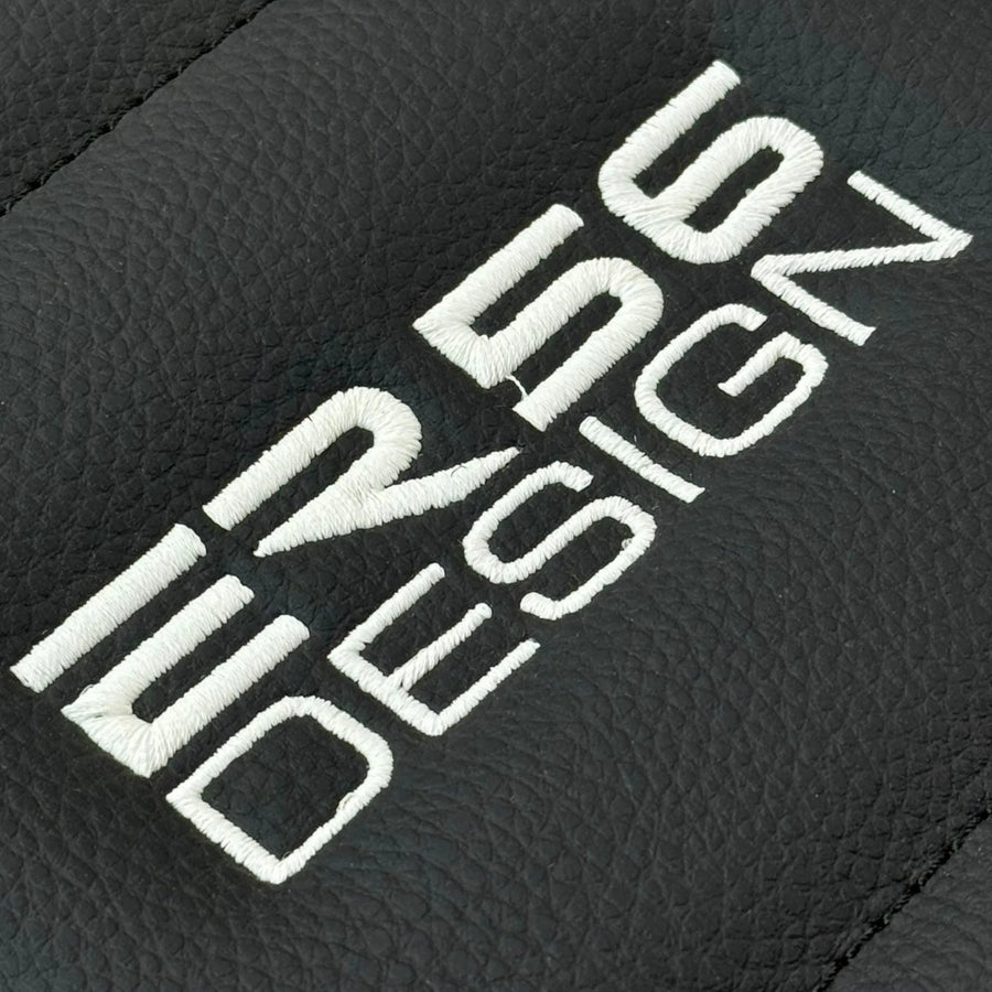 Black Leather Floor Mats for Rolls Royce Phantom VIII (2017-2024) ER56 Design - AutoWin