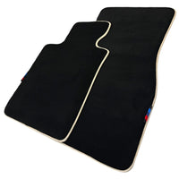 Black Mats For BMW M5 G90 (2023-2026) Sedan | Beige Trim - AutoWin
