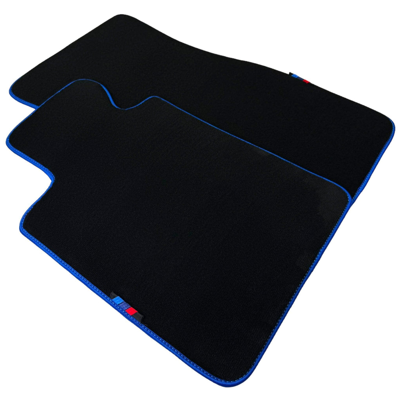 Black Mats For BMW G60 (2023-2026) Sedan | Blue Trim - AutoWin