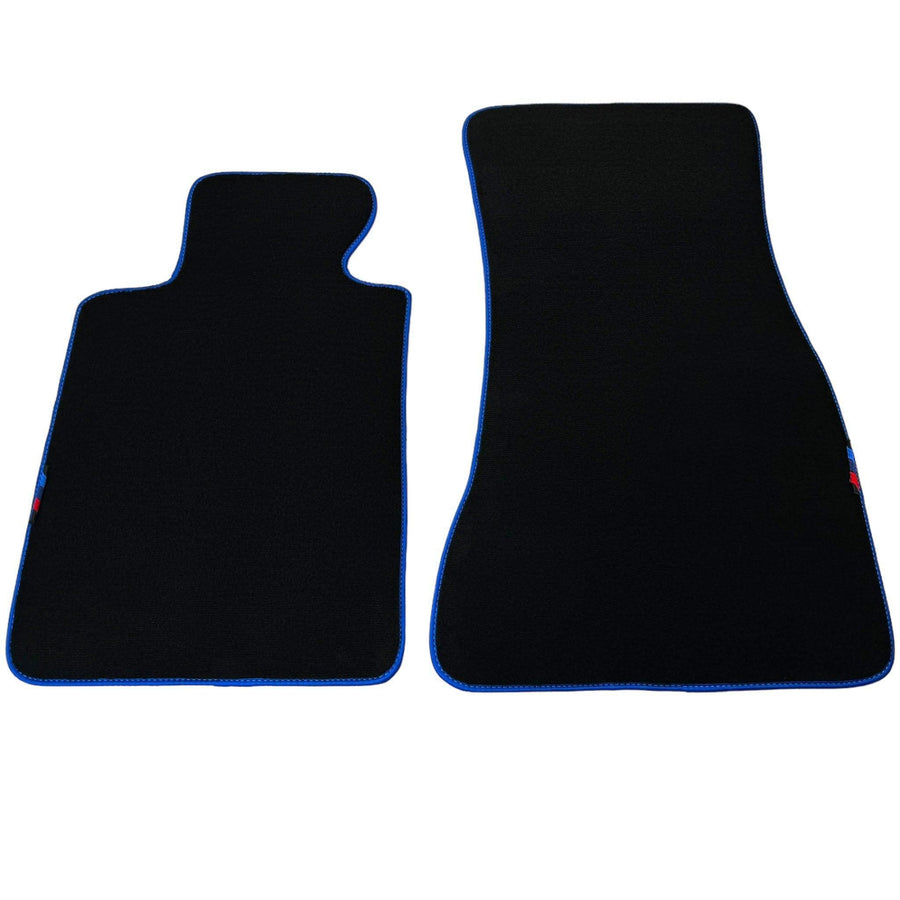 Black Mats For BMW M5 G90 (2023-2026) Sedan | Blue Trim - AutoWin