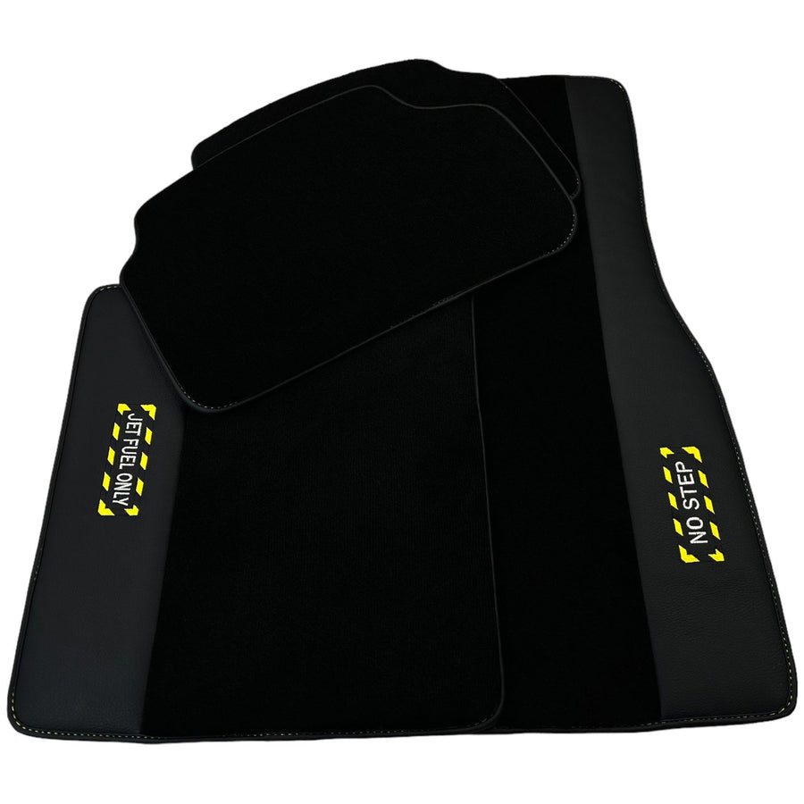 Black Mats For BMW Gran Tourer F46 (2015-2022) 7 Seats | Fighter Jet Edition - AutoWin