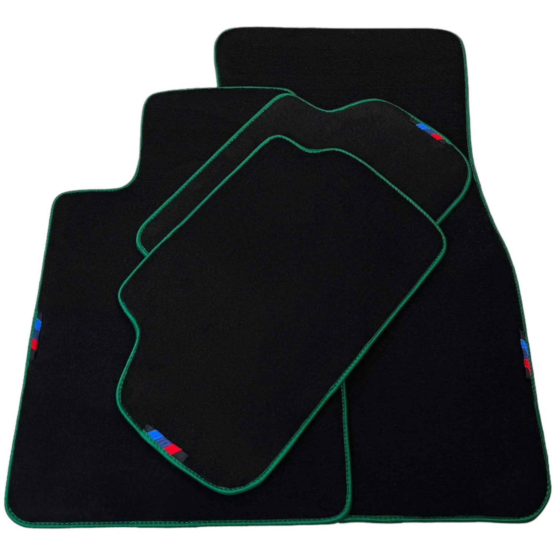 Black Mats For BMW G60 (2023-2026) Sedan | Green Trim - AutoWin